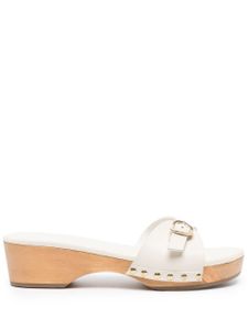 Ancient Greek Sandals mules Eco Nappa à logo - Blanc