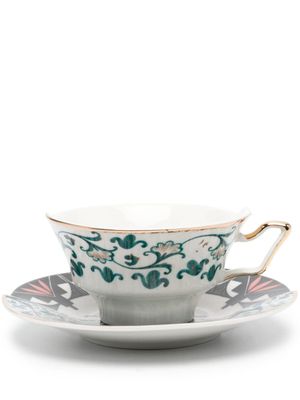 Seletti set de tasses à thé Hybrid Aspero en céramique - Noir