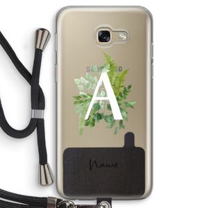 Green Brush: Samsung Galaxy A5 (2017) Transparant Hoesje met koord