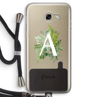 Green Brush: Samsung Galaxy A5 (2017) Transparant Hoesje met koord