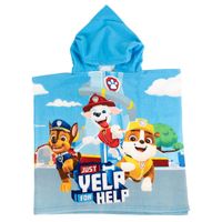 Paw Patrol Poncho 100% Polyester 55x110cm - thumbnail