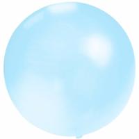 Grote ballonnen 60 cm - lichtblauw - Feestartikelen/versiering - verjaardag