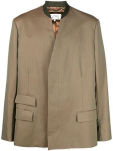 Maison Martin Margiela Pre-Owned blazer en laine à simple boutonnage - Vert