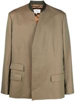 Maison Martin Margiela Pre-Owned blazer en laine à simple boutonnage - Vert - thumbnail