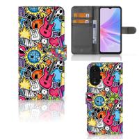 OPPO A78 5G | A58 5G | Wallet Case | met Pasjes | Punk Rock