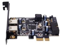 Silverstone EC04-E interfacekaart/-adapter Intern USB 3.2 Gen 1 (3.1 Gen 1) - thumbnail