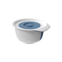 Rotho fresh beslagkom met spatdeksel 4l horizon blauw Rotho fresh beslagkom met spatdeksel 4l horizon blauw