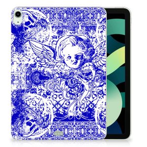 Tablet BackCover iPad Air (2020/2022) 10.9 inch Angel Skull Blauw