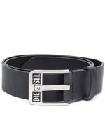 Diesel ceinture Bluestar II en cuir - Noir