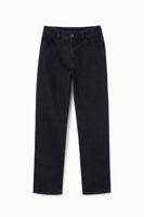 Straight jeans met stras - BLACK - 36