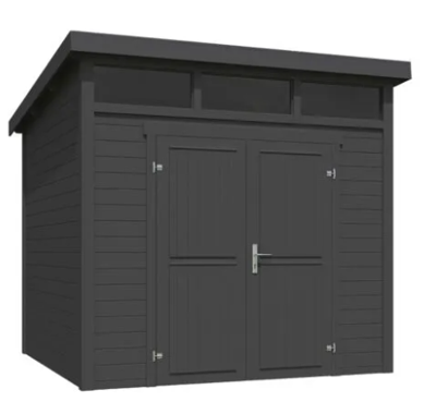 Blokhut Kibo 3 250x250 Carbon Grey - Outdoor life