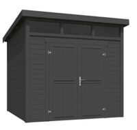 Blokhut Kibo 3 250x250 Carbon Grey - Outdoor life