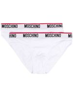 Moschino boxer à taille à logo - Blanc - thumbnail