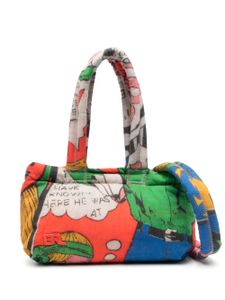 ERL sac cabas en coton Comic Book - Orange