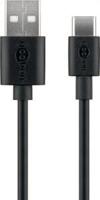Gembird USB-C laadkabel 0,1m zwart - 9530192 Gembird USB-C laadkabel 0,1m zwart - 9530192