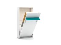 Eenpersoons opklapbed zonder bureau - Happy - Turquoise - Geen matras Eenpersoons opklapbed zonder bureau - Happy - Turquoise - Geen matras