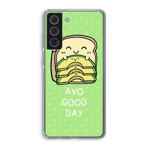 Avo Good Day: Samsung Galaxy S21 FE Transparant Hoesje