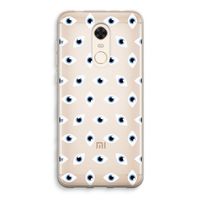 Eyes pattern: Xiaomi Redmi 5 Transparant Hoesje