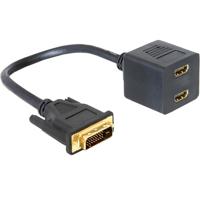 DeLOCK adapter dvi 25 - 2x hdmi (65069)