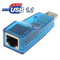 USB 1.1 RJ45 Lan Card 10 / 100M Ethernet-netwerkadapter