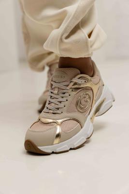 Guess Runner Ibitha Sneakers Dames Beige - Maat 37 - Kleur: Beige | Soccerfanshop