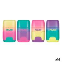 Gum en Puntenslijperset Milan Compact Sunset Multicolour (16 Stuks)