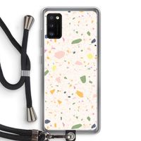 Terrazzo N°21: Samsung Galaxy A41 Transparant Hoesje met koord Terrazzo N°21: Samsung Galaxy A41 Transparant Hoesje met koord