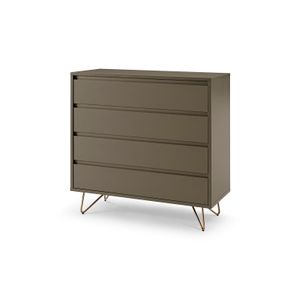 Ladekast Lucy Grijs 90 cm