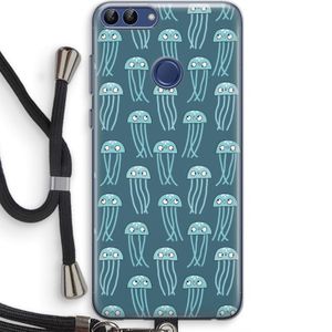 Kwallie: Huawei P Smart (2018) Transparant Hoesje met koord