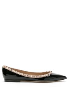 Valentino Garavani ballerines Rockstud - Noir