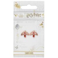 Harry Potter Oorbellen Fawkes knopjes Rose Gold Plated