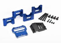 Traxxas - Mount, center differential carrier, 6061-T6 aluminum (blue-anodized) (TRX-9584X)