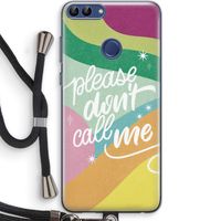 Don't call: Huawei P Smart (2018) Transparant Hoesje met koord