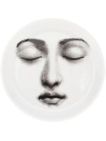 Fornasetti assiette imprimée - Blanc - thumbnail