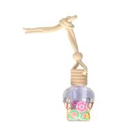Auto parfum/luchtverfrisser - lavendel geur - in sierlijk flesje - 15 ml