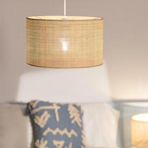 Hanglamp rotan &apos;Bara&apos; e27 fitting modern design gevlochten 400mm