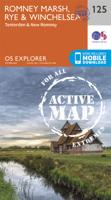 Wandelkaart - Topografische kaart 125 OS Explorer Map | Active Romney Marsch / Rye / Winchelsea | Ordnance Survey