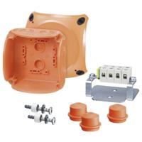 Hensel FK 0404 Aftakkast (l x b x h) 70 x 104 x 104 mm Oranje IP65, IP66 1 stuk(s)