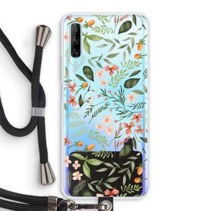 Sweet little flowers: Huawei P Smart Pro Transparant Hoesje met koord