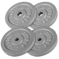 Voordeelbundel 30 kg (2 x 10 kg en 2 x 5 kg) Halterschijven Gietijzer - 30 mm
