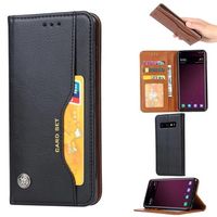 Samsung Galaxy S10 Wallet Case met Standaardfunctie - Zwart