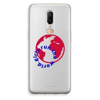 Run The World: OnePlus 6 Transparant Hoesje