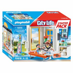 PLAYMOBIL City Life - Starterpack Kinderarts constructiespeelgoed 70818