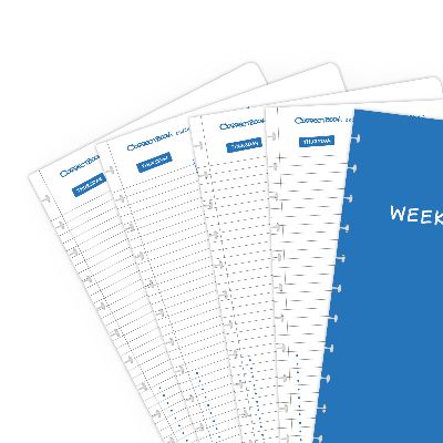 Set Extra Pagina's - A4 - weekplanner