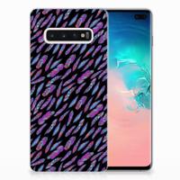 Samsung Galaxy S10 Plus | TPU bumper | Feathers Color