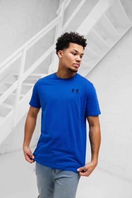 Under Armour Sportstyle T-Shirt Heren Blauw - Maat S - Kleur: Blauw | Soccerfanshop