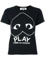 Comme Des Garçons Play t-shirt à logo imprimé - Noir - thumbnail