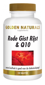 Golden Naturals Rode Gist & Q10 Tabletten