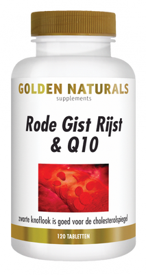 Golden Naturals Rode Gist & Q10 Tabletten