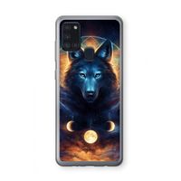 Wolf Dreamcatcher: Samsung Galaxy A21s Transparant Hoesje Wolf Dreamcatcher: Samsung Galaxy A21s Transparant Hoesje